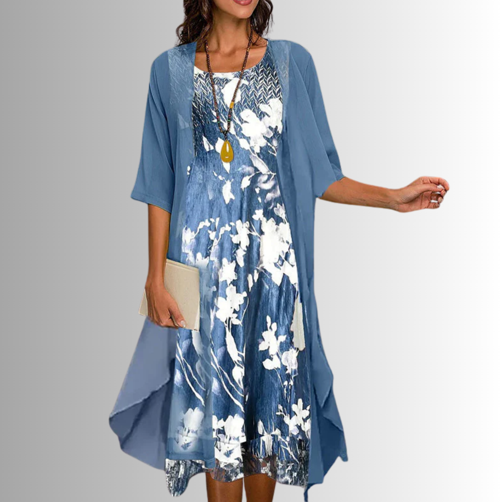 Floral Blue / 3XL