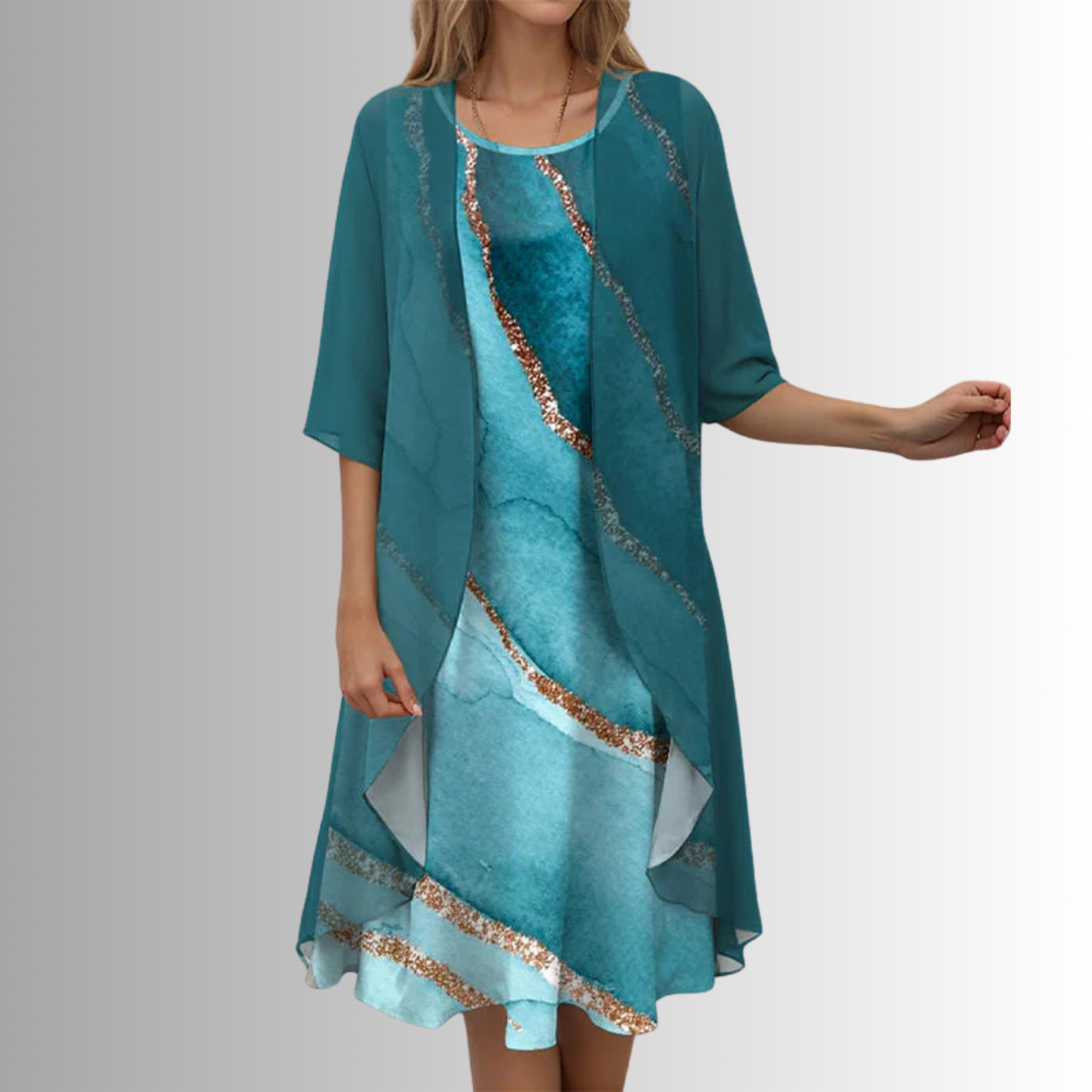Blue Pattern / 3XL