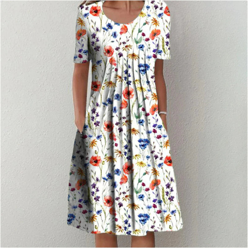 Red Floral / 3XL