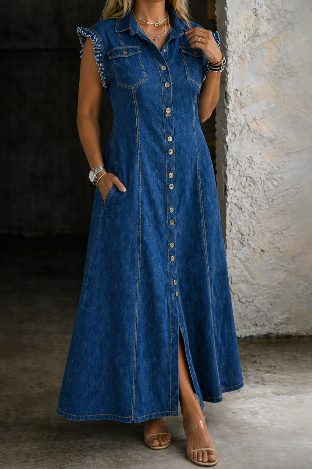 Medium denim blue / 5XL