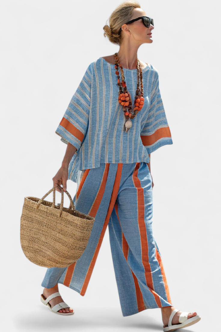 Terracotta Stripe / 5XL