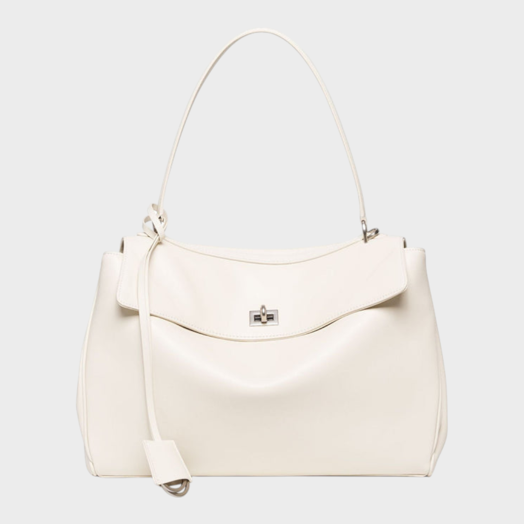 Small 23x10x8 cm / White-silver hardware