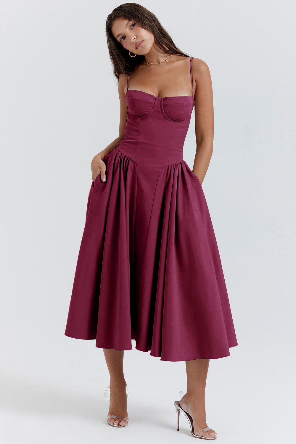 Plum red / XL